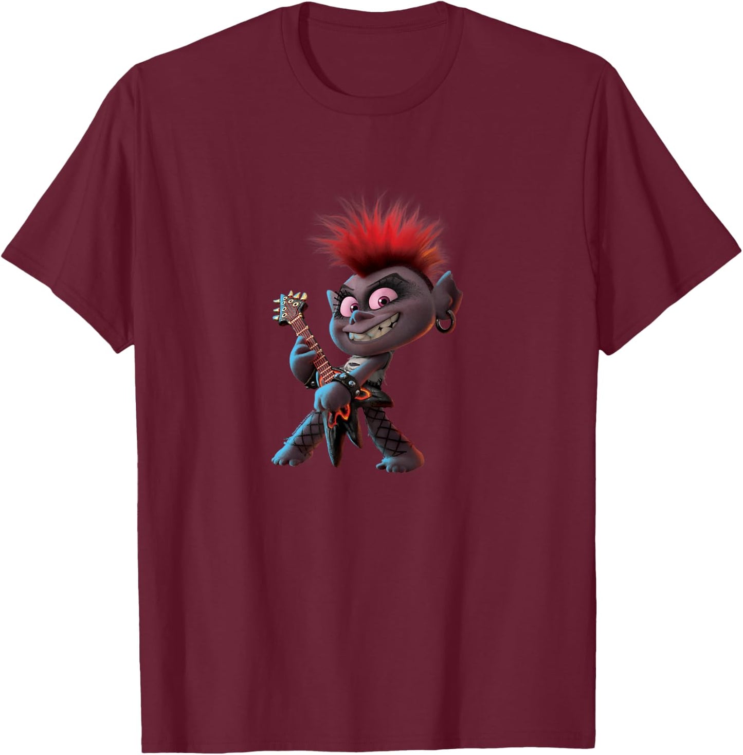 Trolls World Tour - Queen Barb T-Shirt - T-Shirt | Maroon