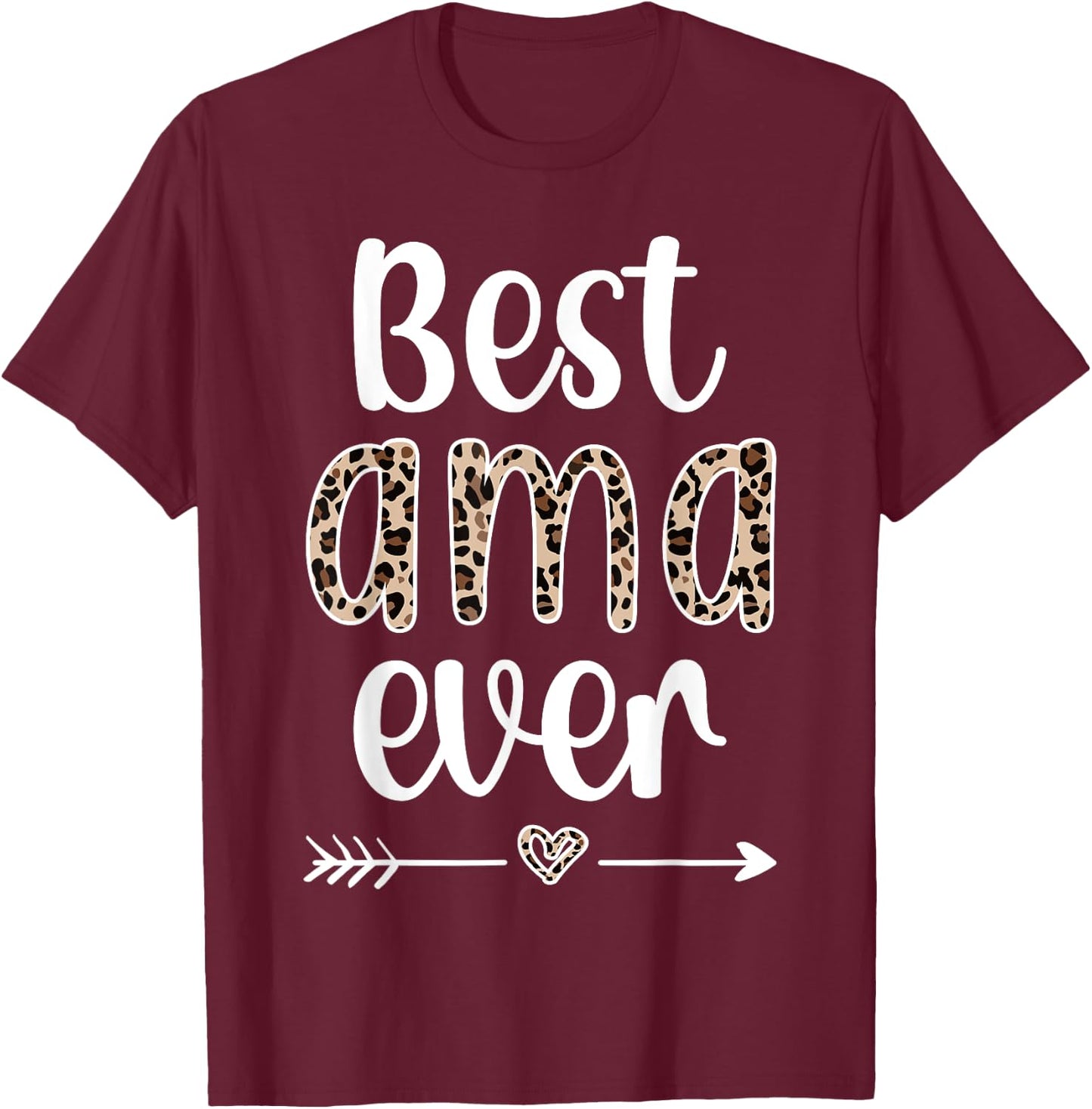 Best Ama Ever Ama Grandmother Proud Ama Grandma T-Shirt - T-Shirt | Maroon