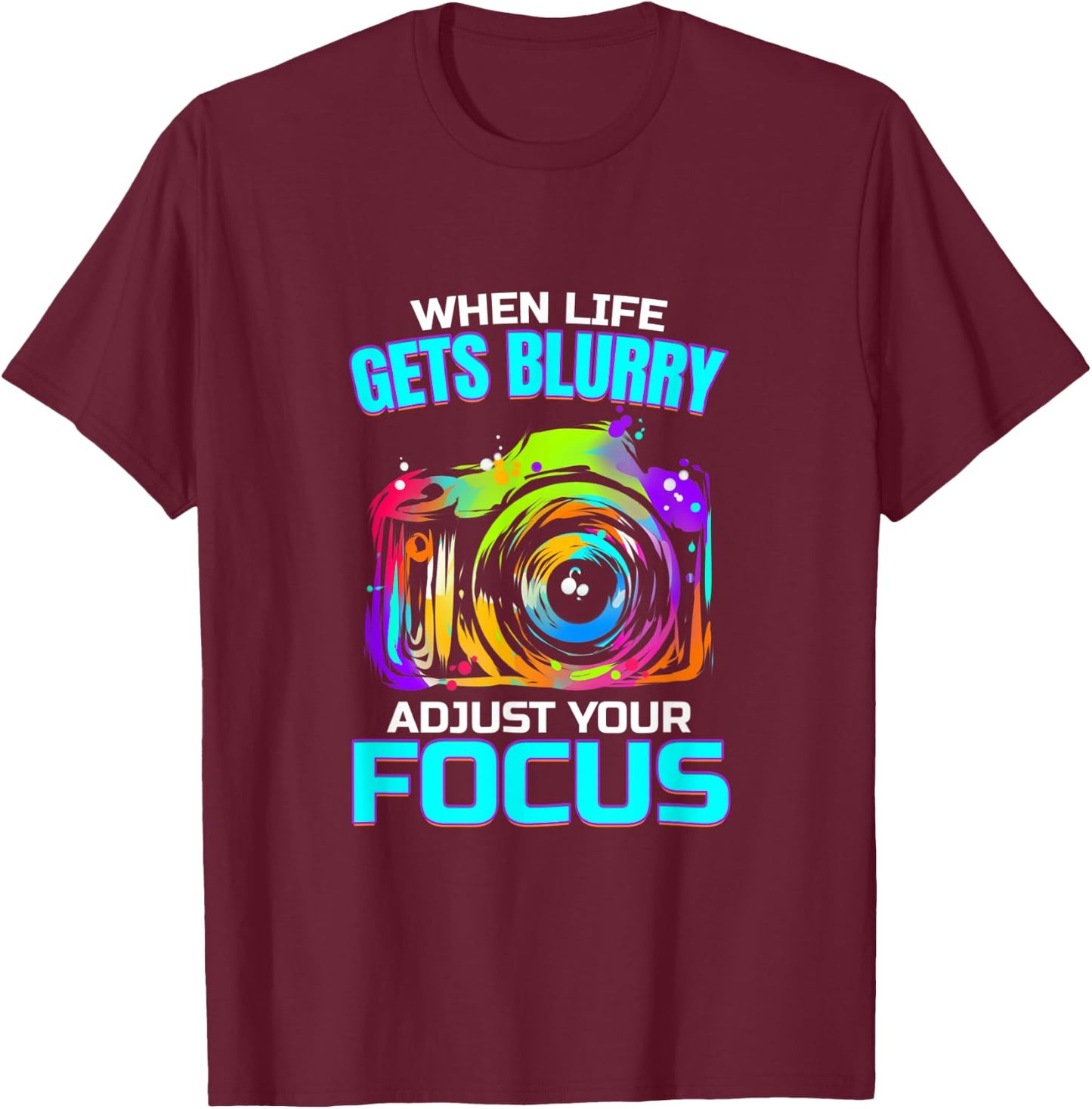 Photographer Design for Photography Lover Photographing T-Shirt - T-Shirt | Maroon