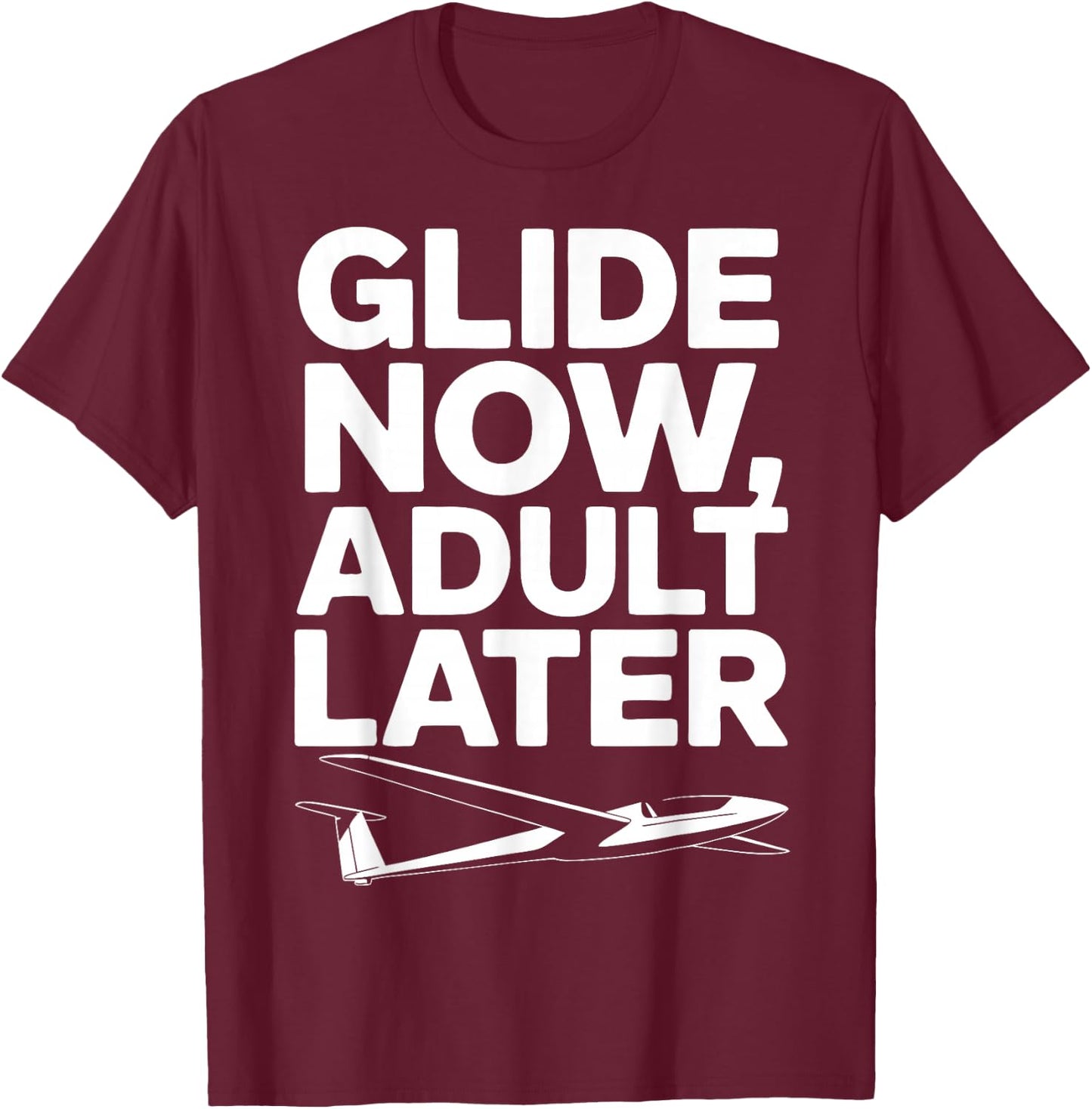 Glider Sailplane Pilot Sailplane Flights T-Shirt - T-Shirt | Maroon