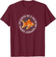 Be a Goldfish Design Goldfish Lover - Black Adults Small T-Shirt - T-Shirt | Maroon