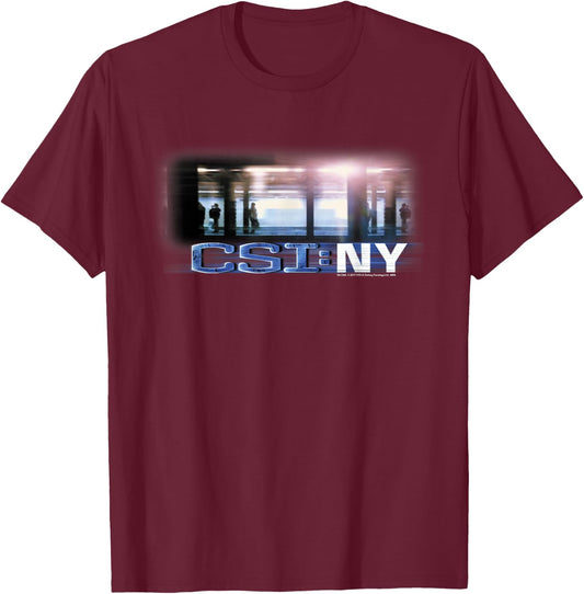CSI New York Subway T-Shirt - T-Shirt | Maroon