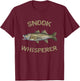 Snook Whisperer | Common Snook Shirt | Florida Fishing Shirt T-Shirt - T-Shirt | Maroon