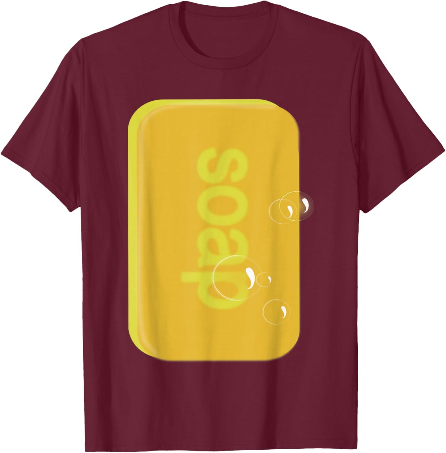 Soap bar Last Minute Funny Halloween Costume T-Shirt - T-Shirt | Maroon