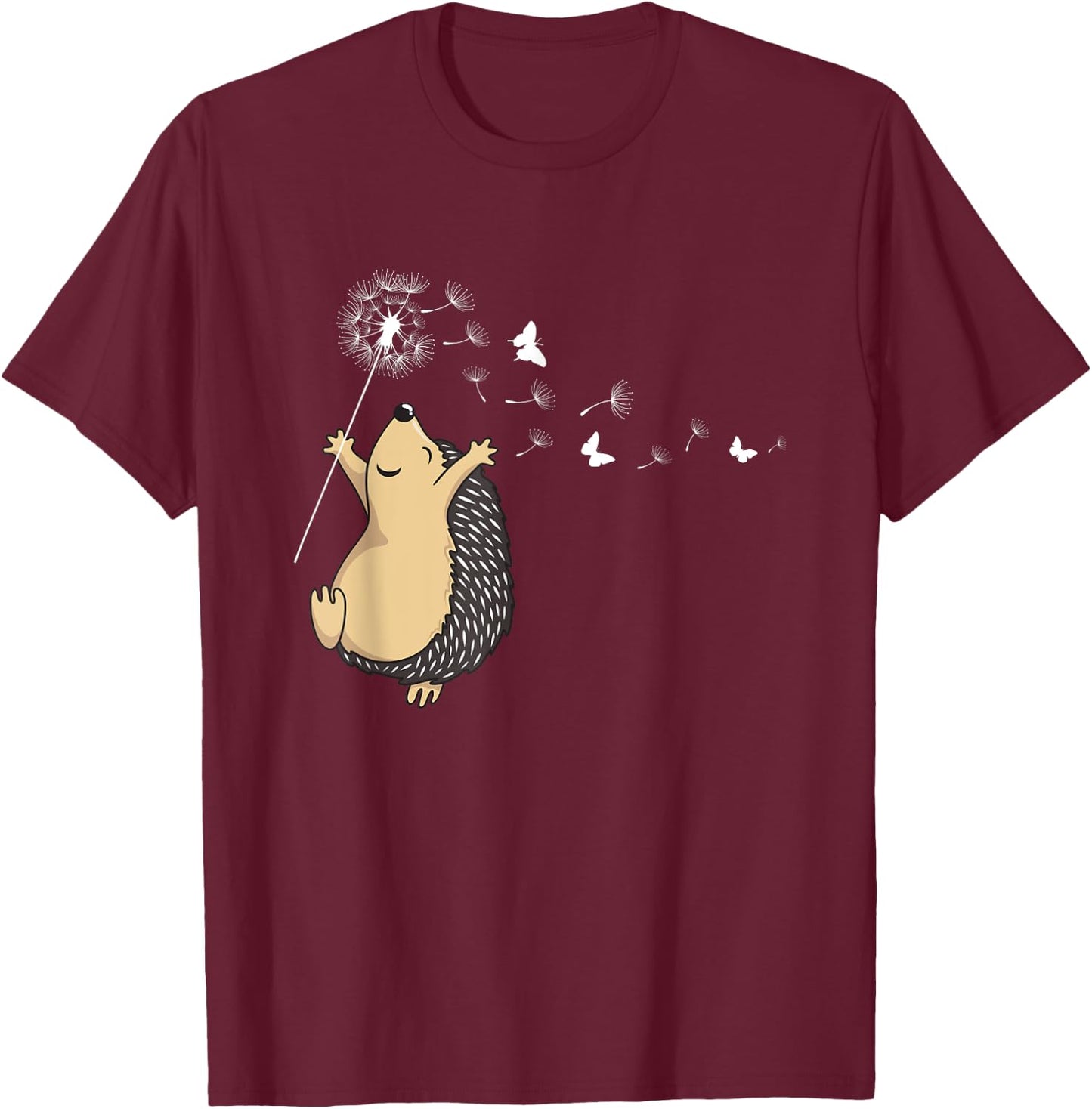Hedgehog T-Shirt - T-Shirt | Maroon