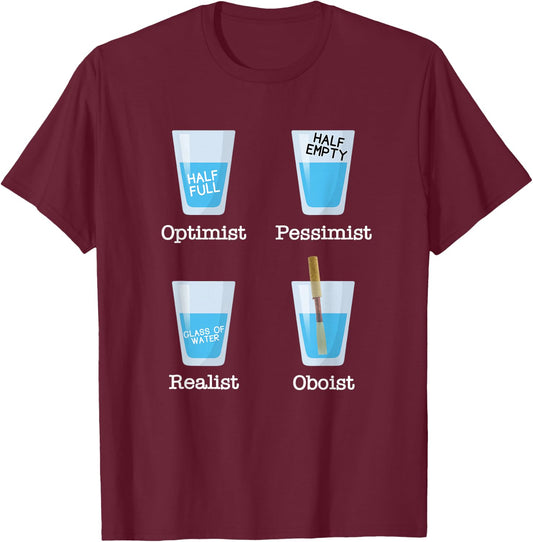 Oboist Orchestra Music Oboe T-Shirt - T-Shirt | Maroon