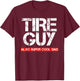 Tire Guy Super Cool Dad - Funny Car Mechanic Gift T-Shirt - T-Shirt | Maroon