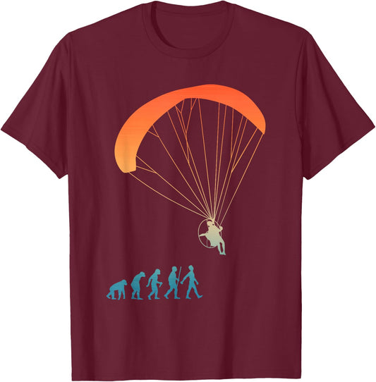 Paramotor Art Women Paramotoring PPG Paramotor Lover T-Shirt - T-Shirt | Maroon