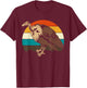 Retro Scavenger Turkey Vulture Bird Animal Carrion Vulture T-Shirt - T-Shirt | Maroon