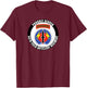 Proudly Served 56th Field Artillery Regiment Army Veteran T-Shirt - T-Shirt | Maroon