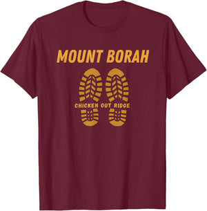 Chicken Out Ridge Mount Borah Idaho Hiker Hiking Climbing T-Shirt - T-Shirt | Maroon