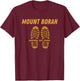 Chicken Out Ridge Mount Borah Idaho Hiker Hiking Climbing T-Shirt - T-Shirt | Maroon