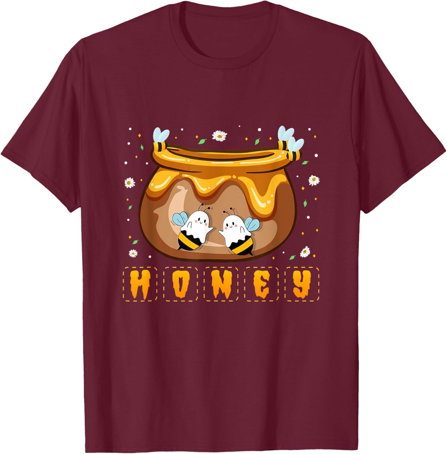 Honey Jar Pot Costume Sweet Halloween T-Shirt - T-Shirt | Maroon