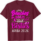 Girls Trip Aruba Caribbean 2026 Weekend Birthday Besties T-Shirt - T-Shirt | Maroon