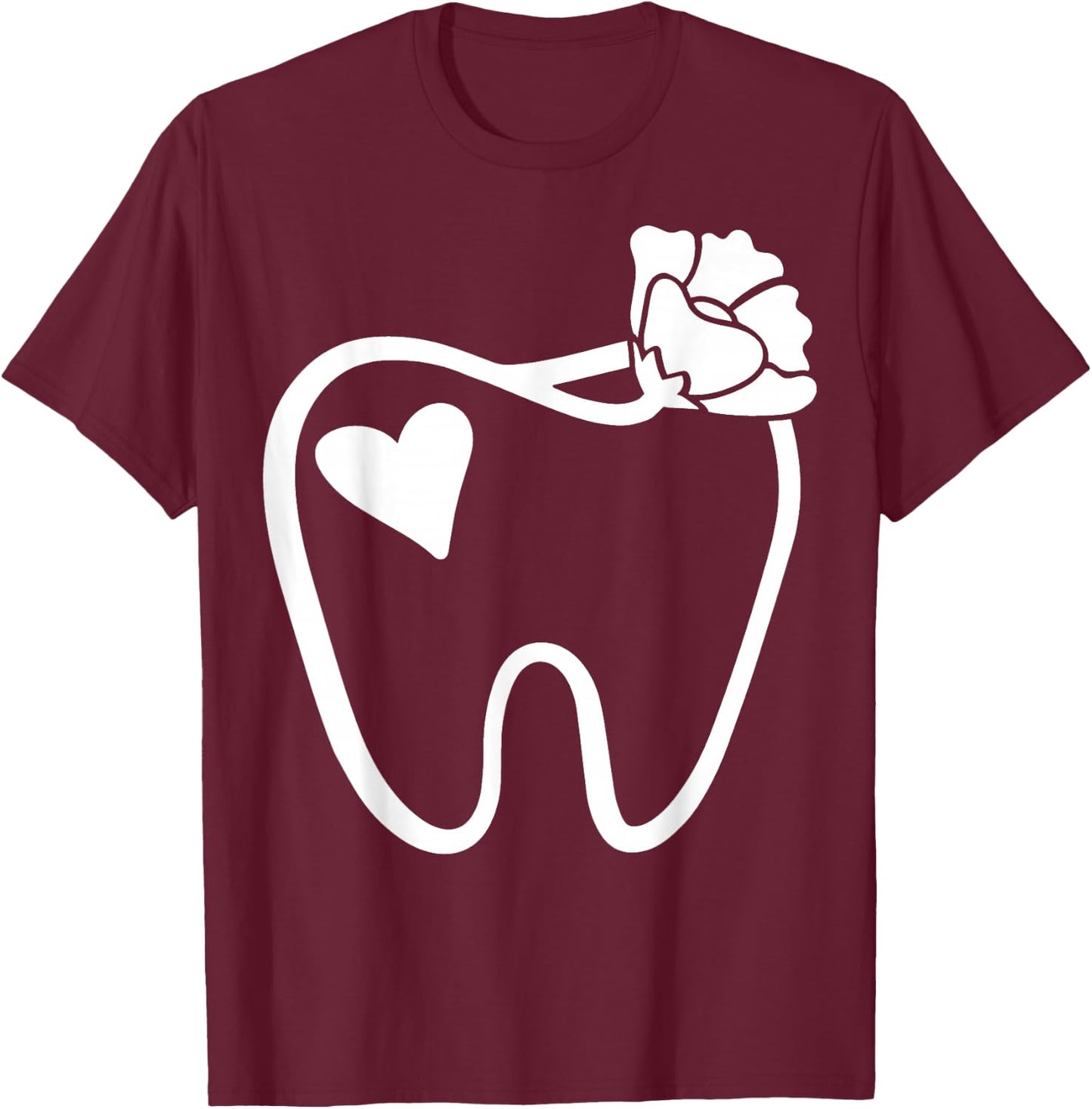 Dentist Dental Assistant Dental Hygienist Dentistry T-Shirt - T-Shirt | Maroon