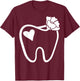 Dentist Dental Assistant Dental Hygienist Dentistry T-Shirt - T-Shirt | Maroon