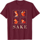 Oh For Fox Sake Funny Graphic or Women T-Shirt - T-Shirt | Maroon