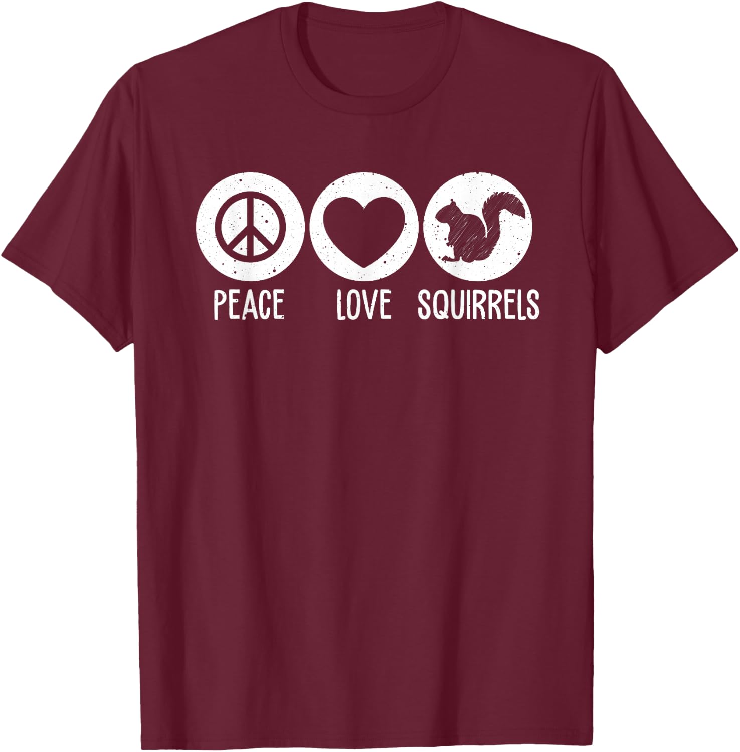 Funny Squirrel Novelty Design Squirrel Lover Men Women Kids T-Shirt - T-Shirt | Maroon