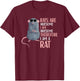 Rats Are Awesome Funny Rat Lover Apparel T-Shirt - T-Shirt | Maroon