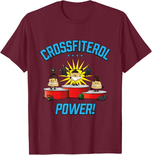 Crossfiterol Power! - Profiterol Crossfit Fun T-Shirt - T-Shirt | Maroon