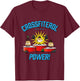 Crossfiterol Power! - Profiterol Crossfit Fun T-Shirt - T-Shirt | Maroon