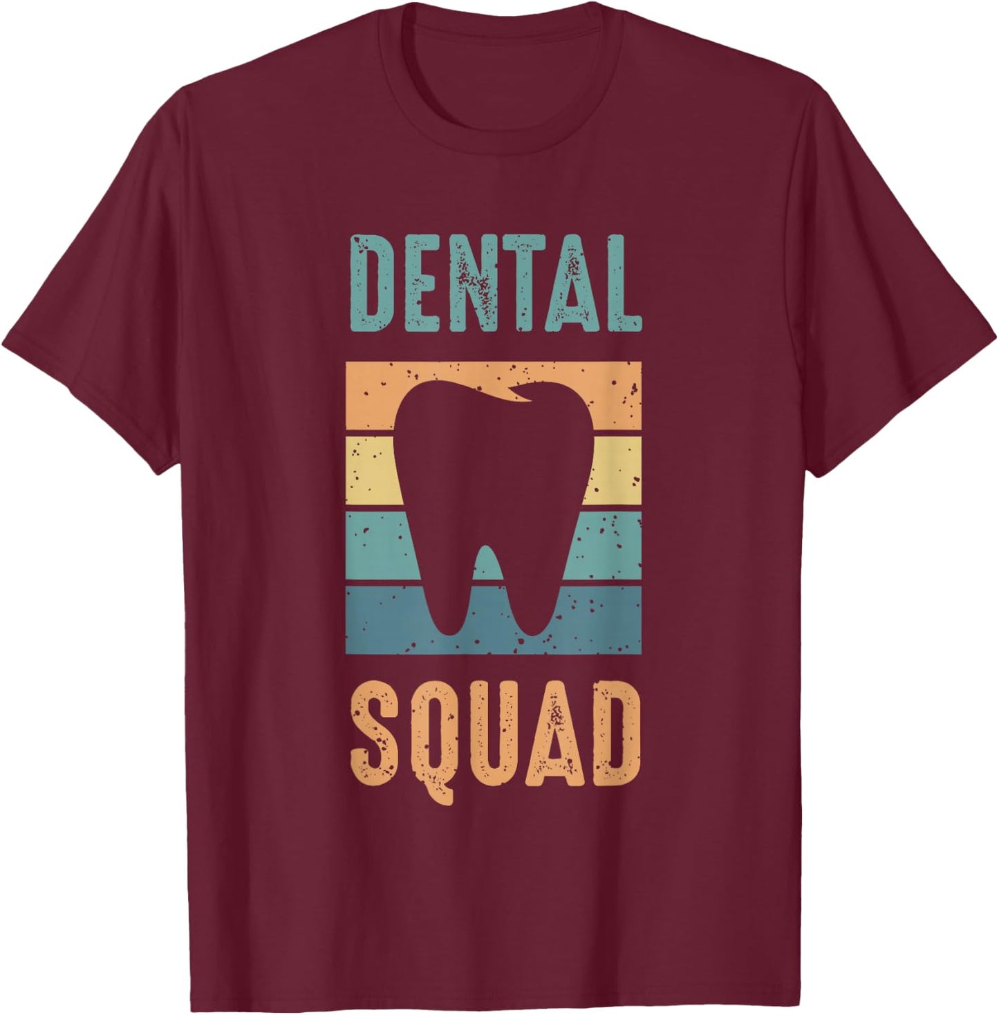 Dental Squad Costume for Dental Assistant T-Shirt - T-Shirt | Maroon