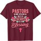 Pastor Wife Funny Special Christian Church Appreciation T-Shirt - T-Shirt | Maroon