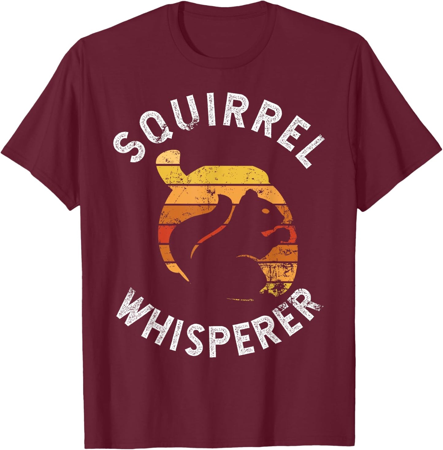 Funny Squirrel Art Women Kids Pet Squirrel Lovers T-Shirt - T-Shirt | Maroon