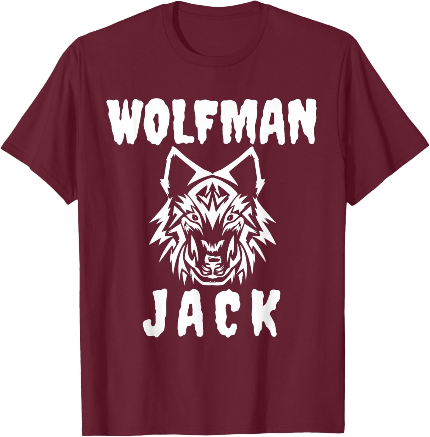 Wolfman Jack T-Shirt - T-Shirt | Maroon