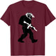Funny Bigfoot Tactical Special Operations Division Sasquatch T-Shirt - T-Shirt | Maroon