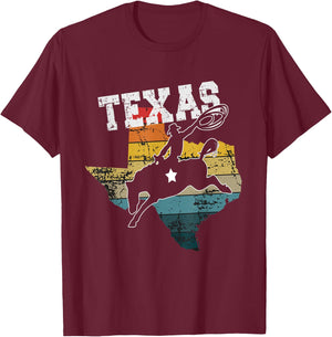 Vintage Texas Rodeo T-Shirt - T-Shirt | Maroon