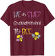 He or she grandparent to bee Future grandparent to be T-Shirt - T-Shirt | Maroon