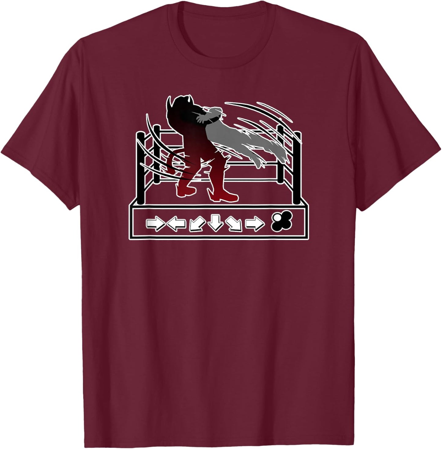 Lil Majin Armor King Giant Swing - Women's, Black, Short Sleeve, Small, Classic Fit T-Shirt - T-Shirt | Maroon
