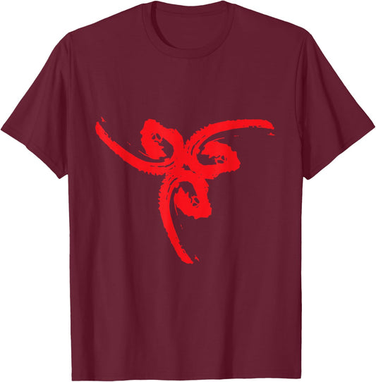 666 Team Satan Halloween dark Devil Evil T-Shirt - T-Shirt | Maroon