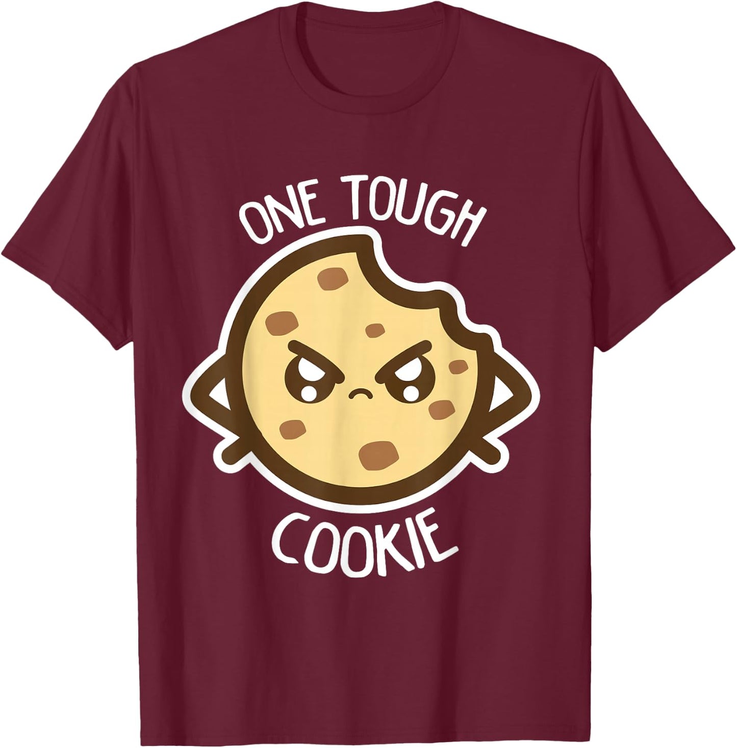 A durable cookie , children, mothers, sweet baking. T-Shirt - T-Shirt | Maroon