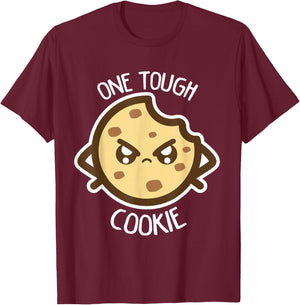 A durable cookie , children, mothers, sweet baking. T-Shirt - T-Shirt | Maroon