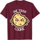 A durable cookie , children, mothers, sweet baking. T-Shirt - T-Shirt | Maroon