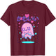 Kawaii Uwu Ghost Anime Japanese Manga Otaku Halloween T-Shirt - T-Shirt | Maroon