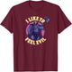 Masters of The Universe: Revelation - Skeletor Feel Evil T-Shirt - T-Shirt | Maroon