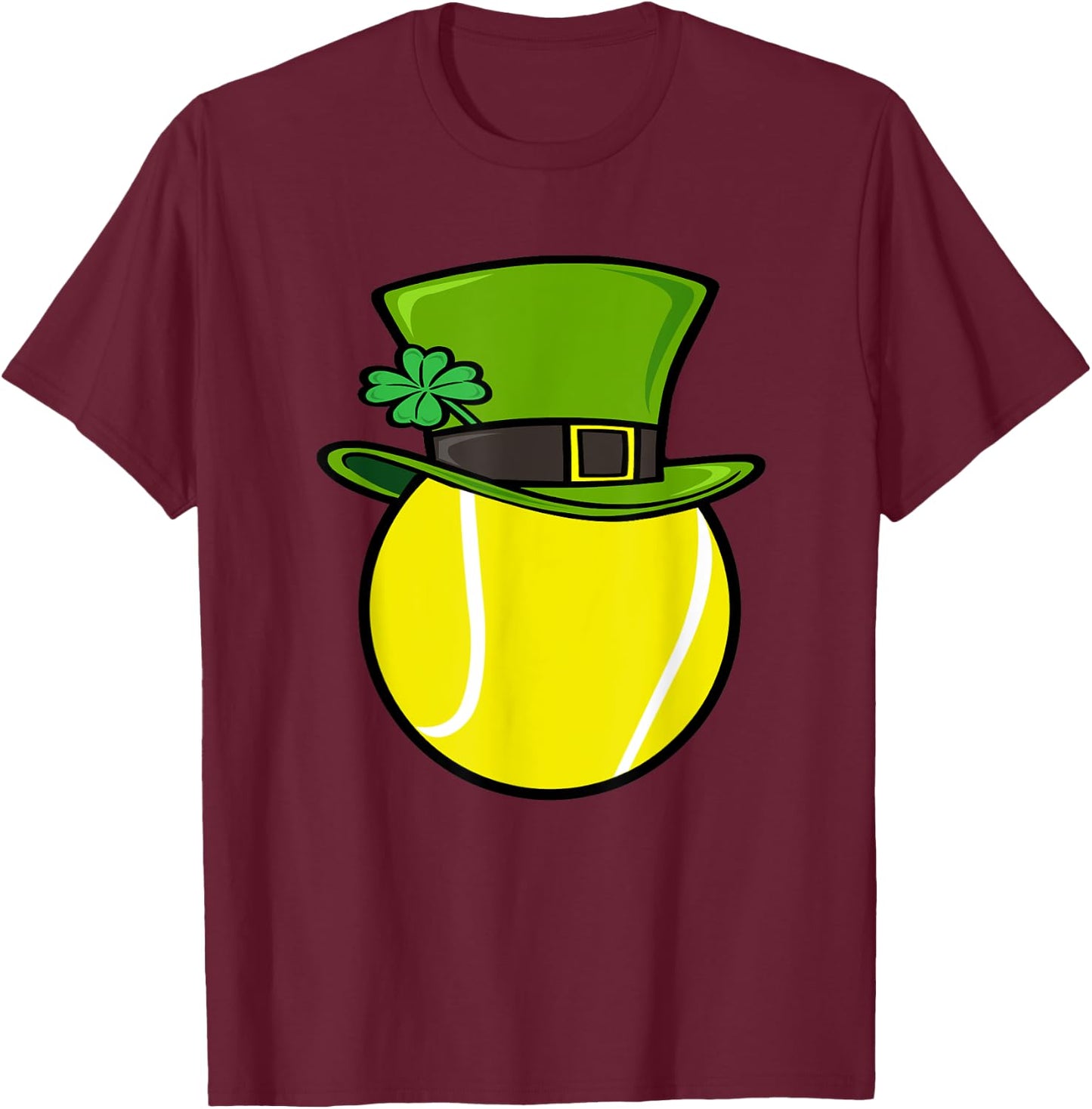tennis st patrick day shirt for Boys T-Shirt - T-Shirt | Maroon