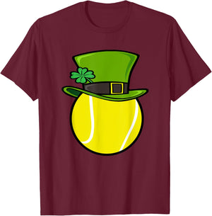 tennis st patrick day shirt for Boys T-Shirt - T-Shirt | Maroon