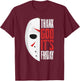 Thank God It's Friday Halloween Horror Scary Movies T-Shirt - T-Shirt | Maroon