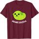Mameshiba Edamame Bean Dog Shirt with cute grean pea T-Shirt - T-Shirt | Maroon