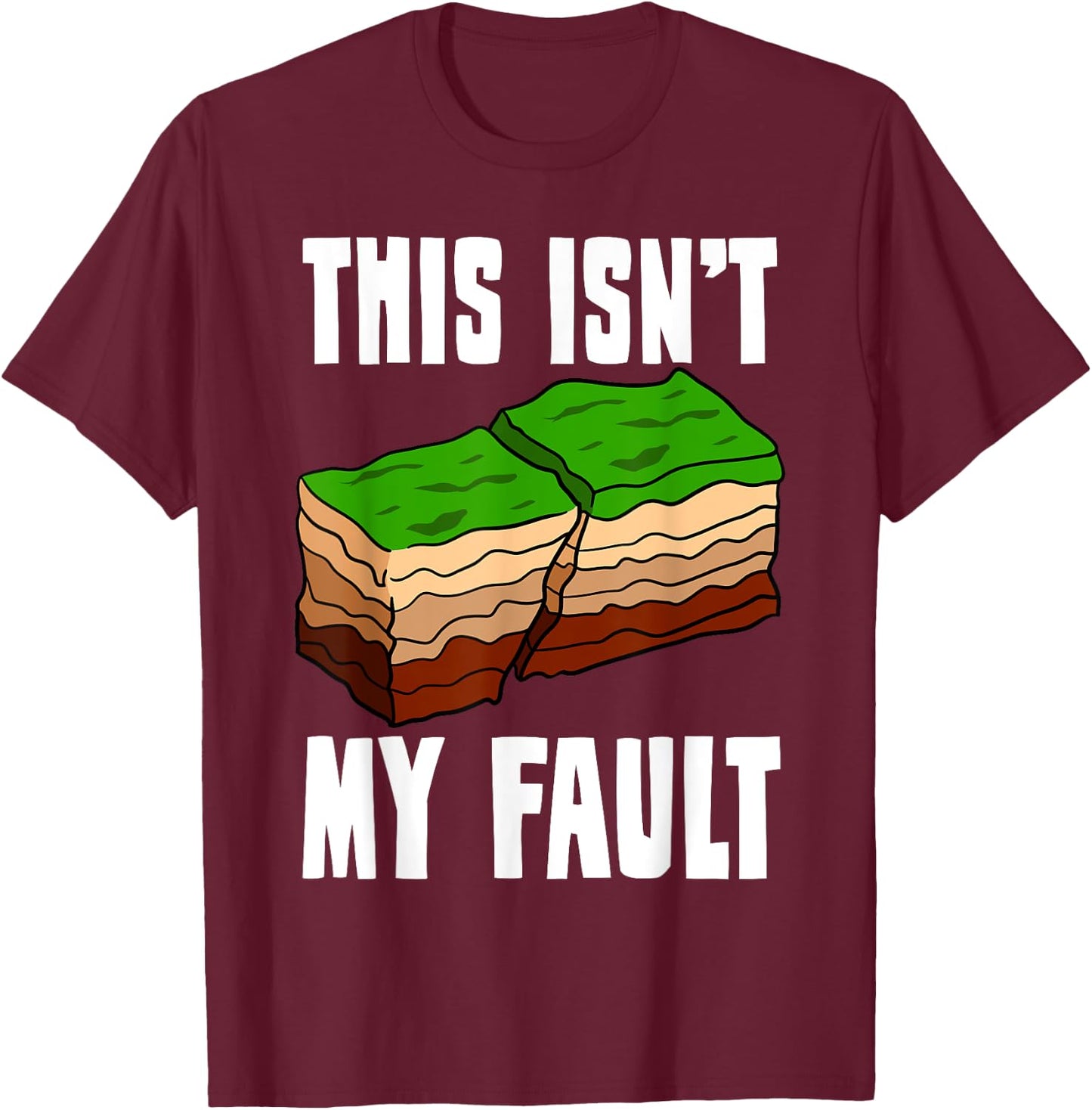 Geology Geologists Earth Scientists Mineral Collectors Rock T-Shirt - T-Shirt | Maroon