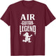 Air Guitar Legend Air Guitarist Music Band Musical Gift T-Shirt - T-Shirt | Maroon