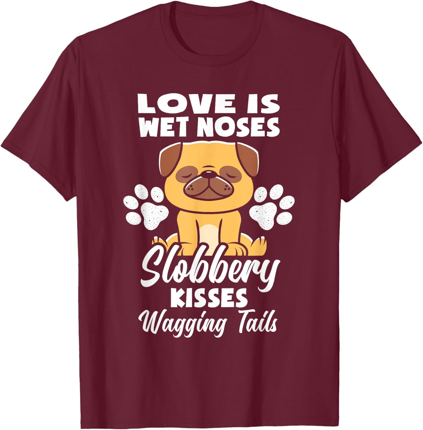 Funny Dog Lover T-Shirt - T-Shirt | Maroon