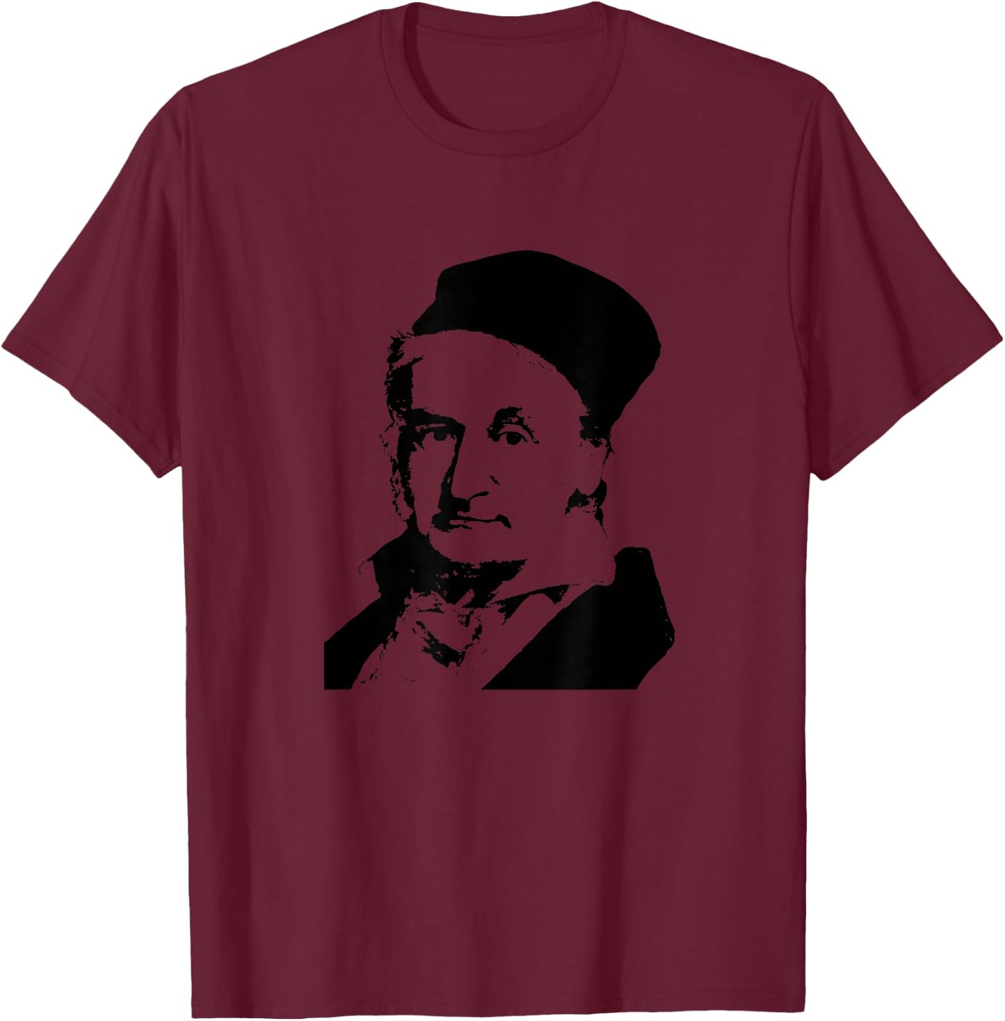 Carl Gauss German physicist mathematician Geek T-Shirt - T-Shirt | Maroon