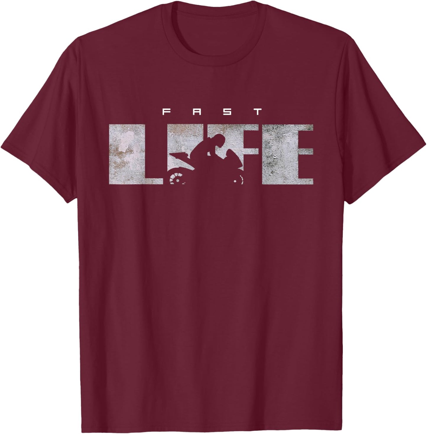 Motorcycle Apparel - Motorcycle T-Shirt - T-Shirt | Maroon