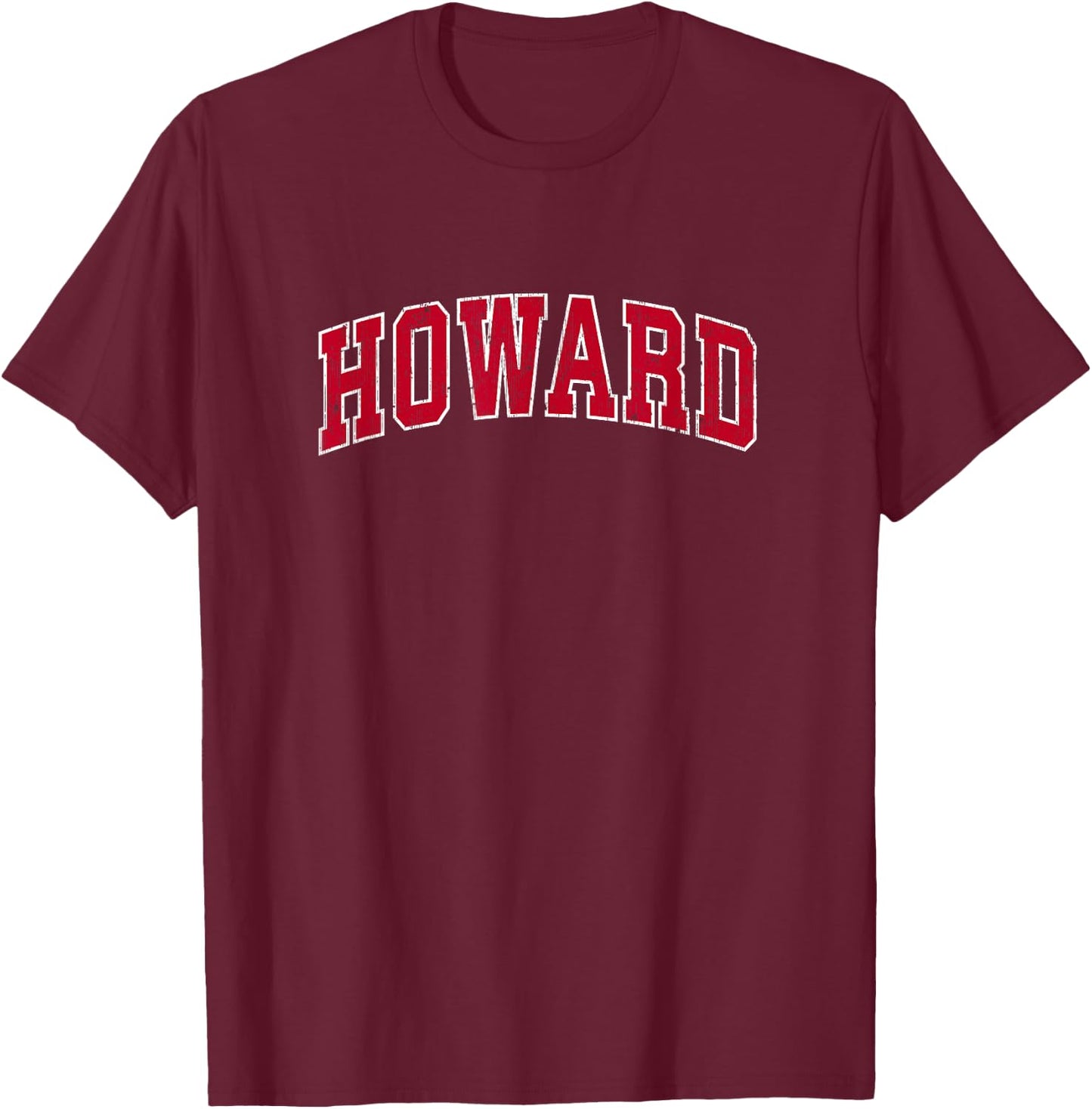 Howard Wisconsin WI Vintage Sports Design Red Design T-Shirt - T-Shirt | Maroon