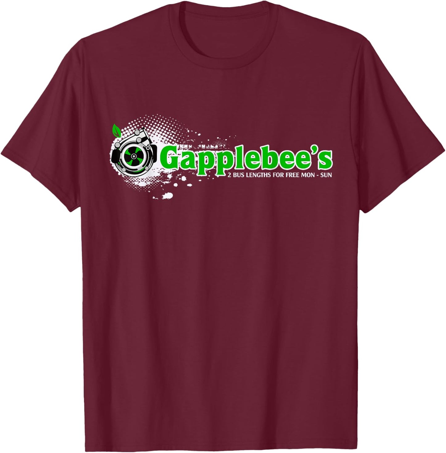 Gapplebee's Drag Racing - Car Guy T-Shirt - T-Shirt | Maroon
